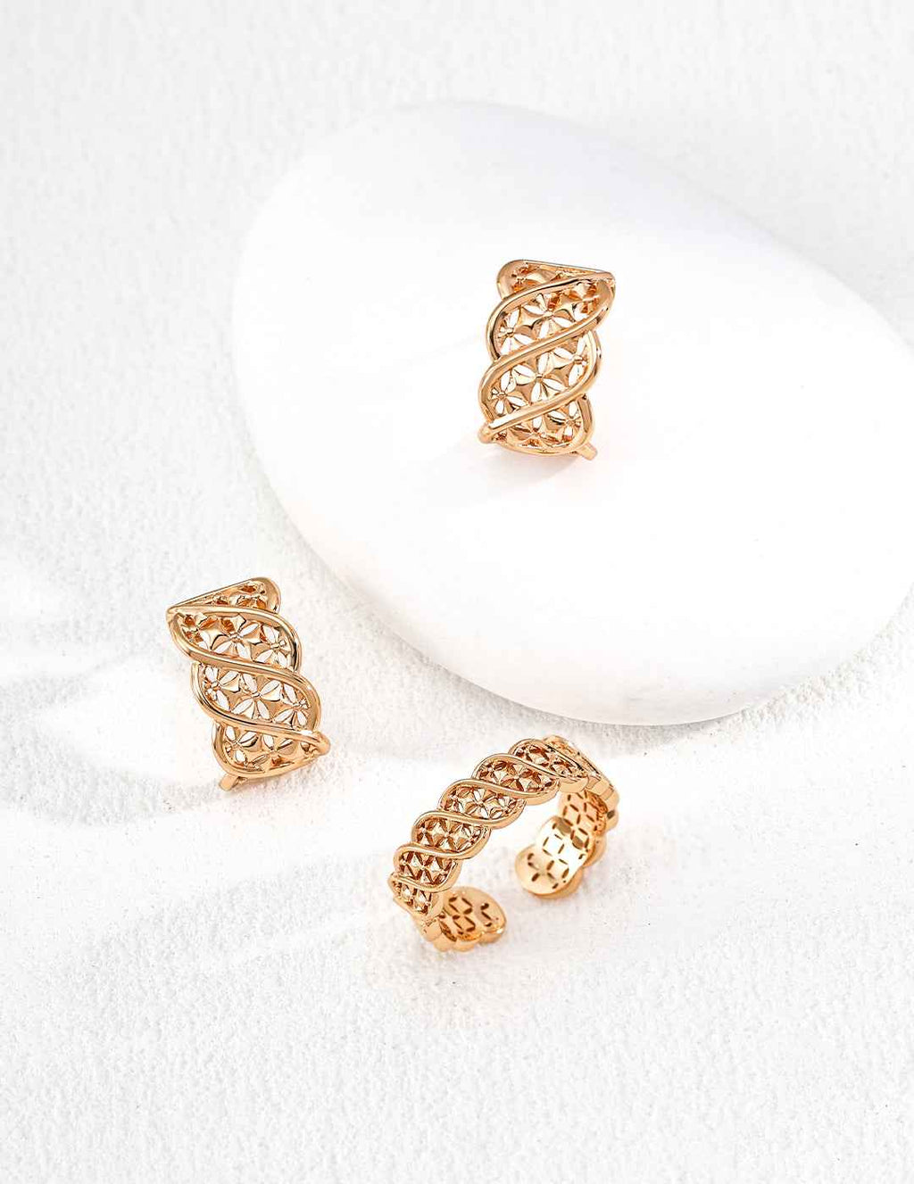 925 sterling silver ring, side view