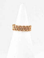 925 sterling silver ring in vintage gold