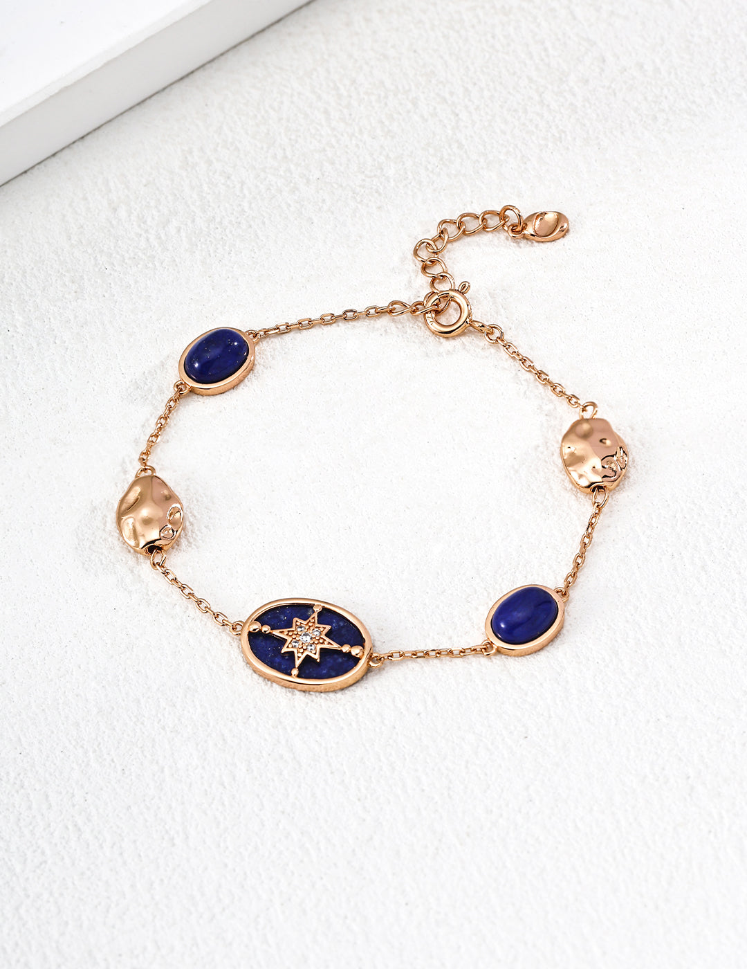 925 sterling silver bracelet in blue
