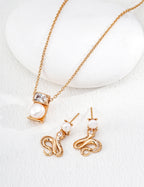 925 sterling silver pendant necklace, side view