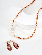 Close-up of 925 sterling silver drop earrings