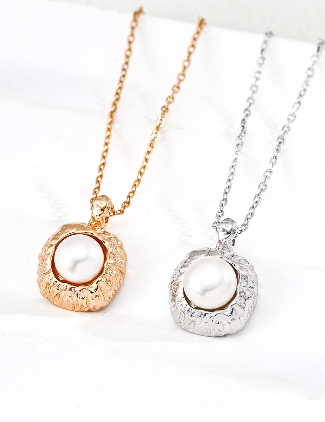 925 sterling silver pendant necklace, front view