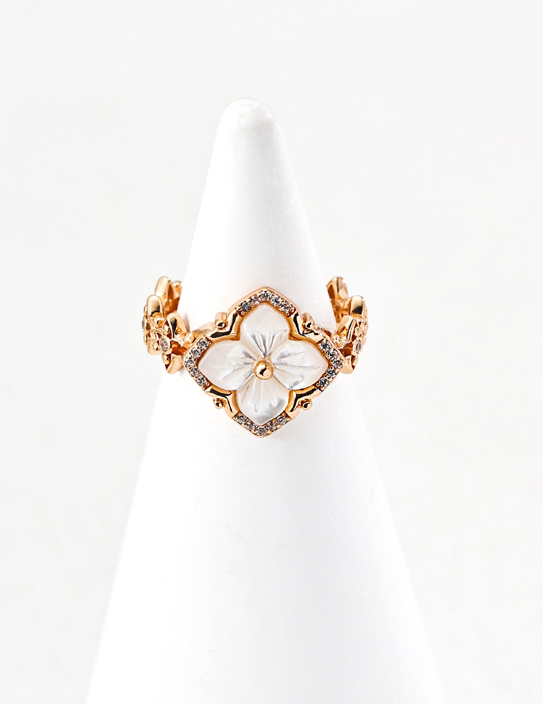 925 sterling silver ring in ring / vintage gold