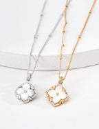 925 sterling silver pendant necklace, front view
