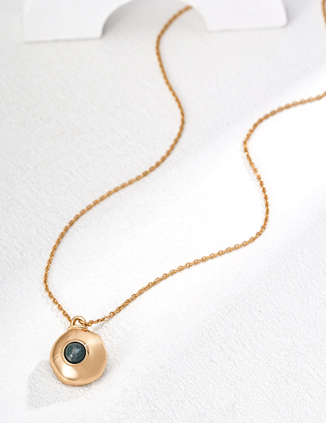 925 sterling silver pendant necklace worn on model