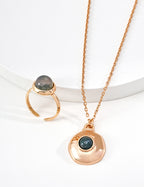 Close-up of 925 sterling silver pendant necklace