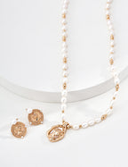 925 sterling silver pendant necklace, side view