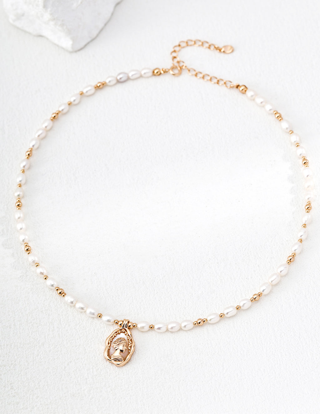 Close-up of 925 sterling silver pendant necklace