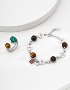 925 sterling silver bracelet worn on model