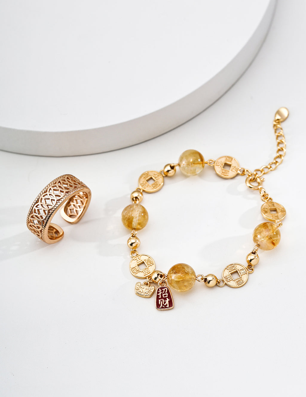 925 sterling silver bracelet, side view