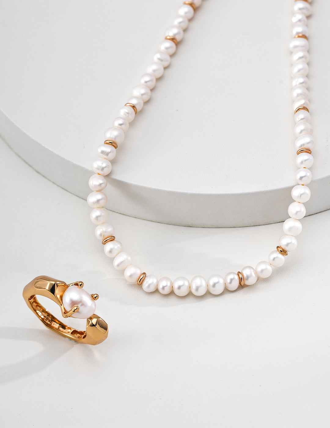 925 sterling silver necklace worn on model