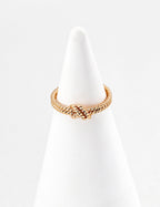 925 sterling silver ring in vintage gold