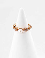 925 sterling silver ring in vintage gold