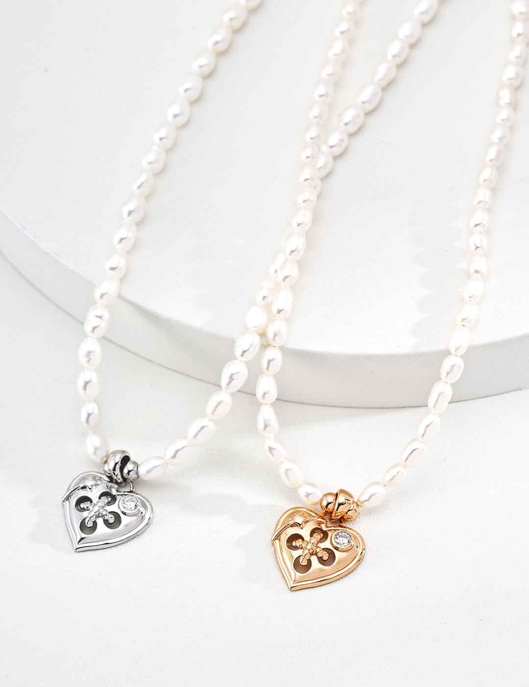 925 sterling silver pendant necklace, front view