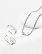 925 sterling silver pendant necklace worn on model