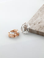 925 Sterling Silver Fluid Natural Pearl Ring - Silver