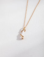 925 Sterling Silver Natural Pearl Necklace - Silver