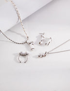 925 Sterling Silver Natural Pearl Necklace - Silver