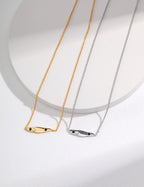 925 Sterling Silver Cubic Zirconia Necklace - Silver