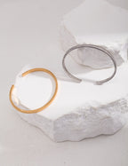 925 Sterling Silver Bangle - Silver