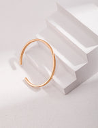 925 Sterling Silver Bangle - Silver