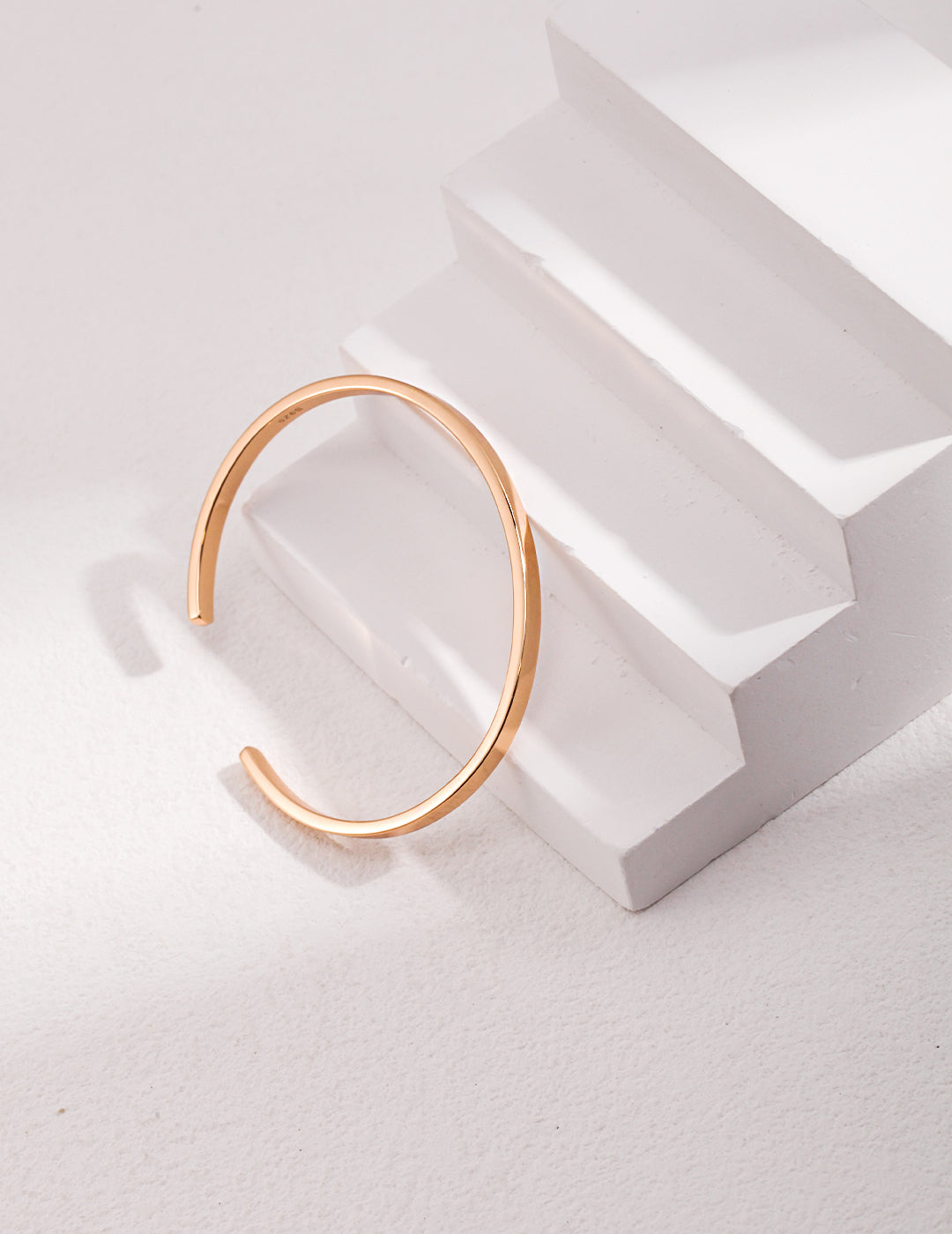 925 Sterling Silver Bangle - Silver