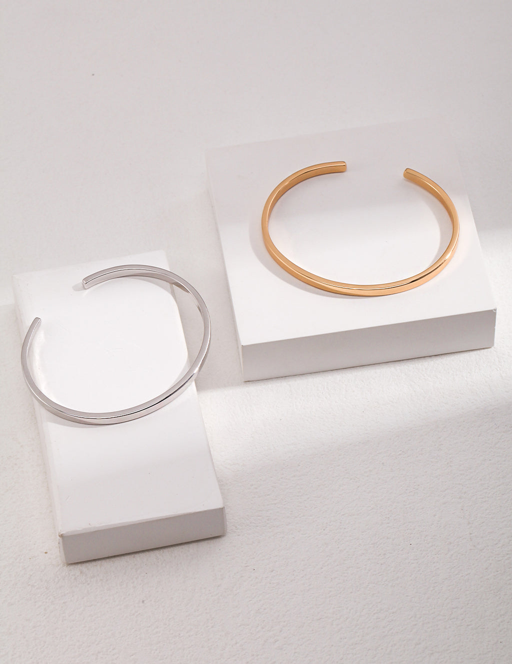 925 Sterling Silver Bangle - Silver