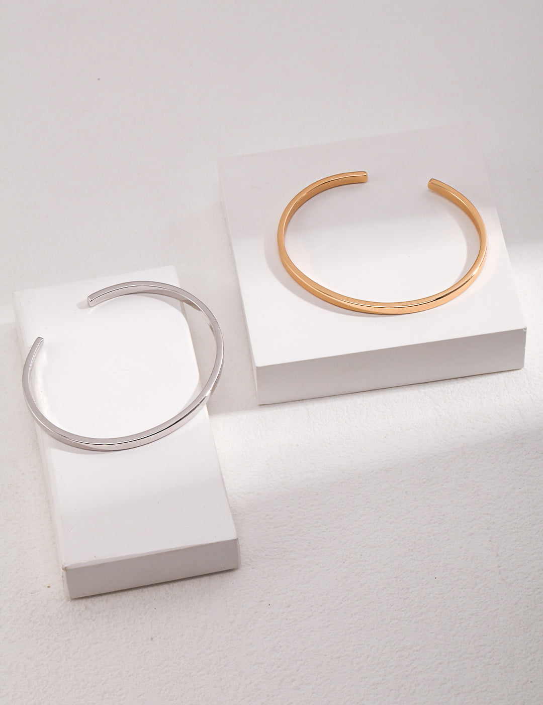 925 Sterling Silver Bangle - Silver