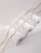 925 Sterling Silver Natural Pearl Necklace - Silver