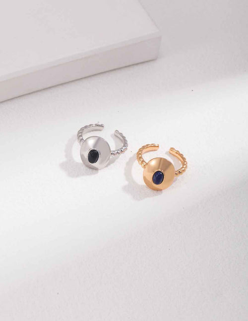925 sterling silver ring, front view