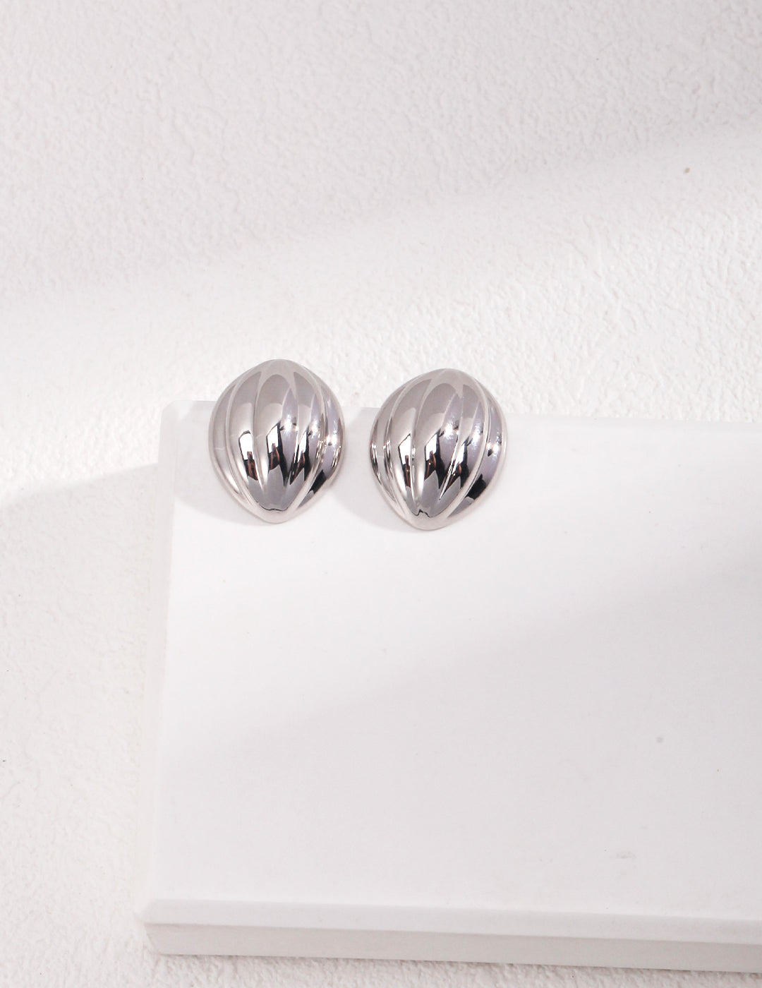 925 Sterling Silver Earrings - Silver