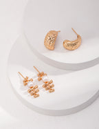 925 Sterling Silver Earrings - Silver