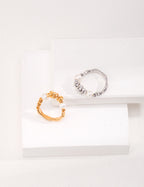 925 Sterling Silver Natural Pearl Ring - Silver