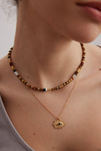 925 Sterling Silver Cubic Zirconia Necklace - Silver