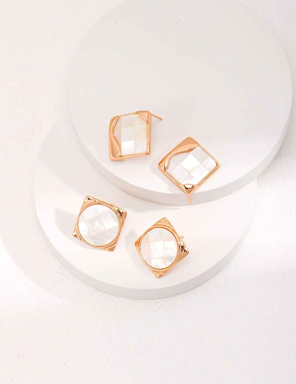 925 sterling silver stud earrings, view 5