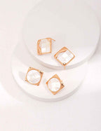 925 sterling silver stud earrings, view 5