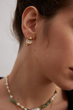 925 Sterling Silver Cubic Zirconia Earrings - Silver
