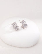925 Sterling Silver Earrings - Silver