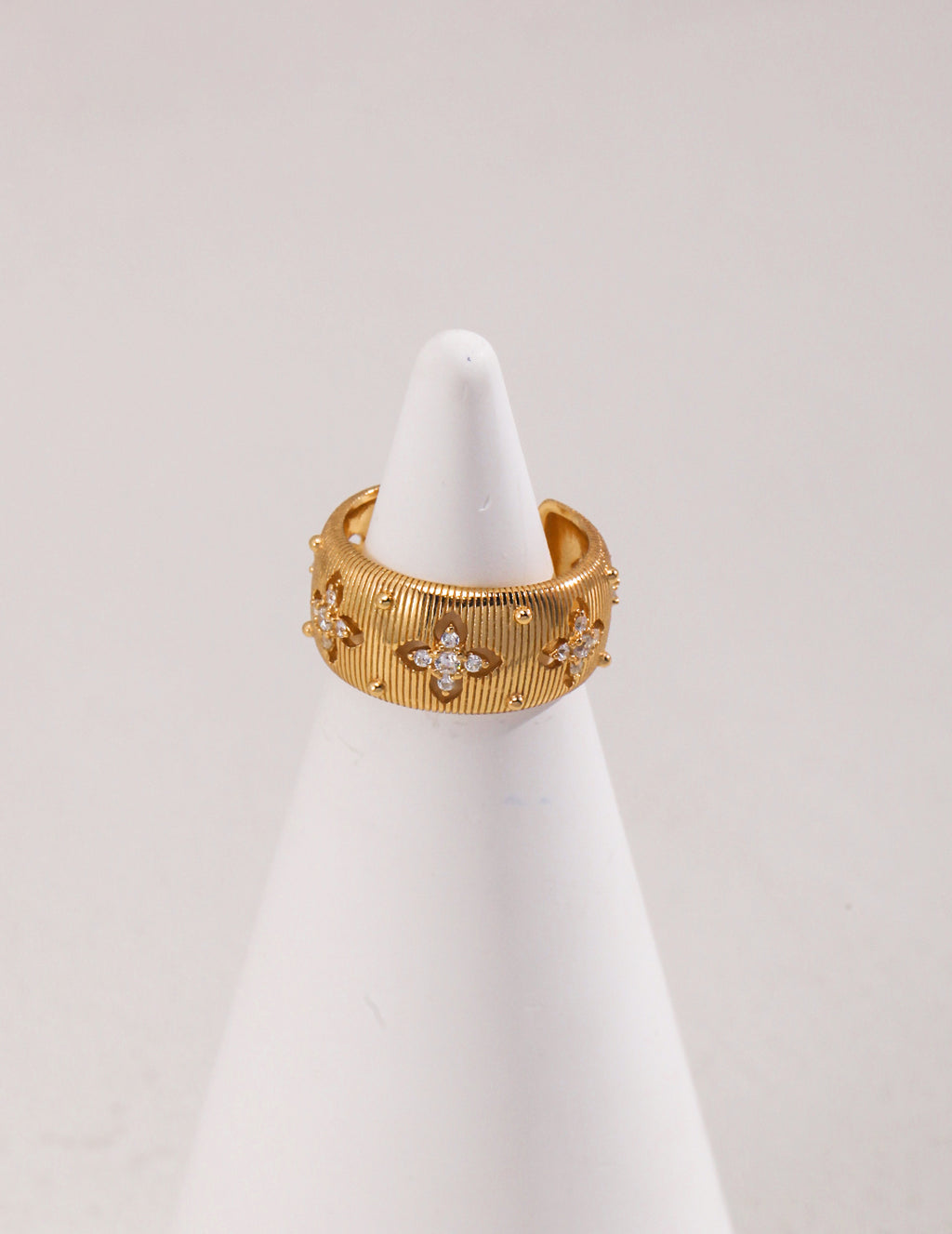 925 Sterling Silver Cubic Zirconia Ring - Silver