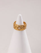 925 Sterling Silver Cubic Zirconia Ring - Silver