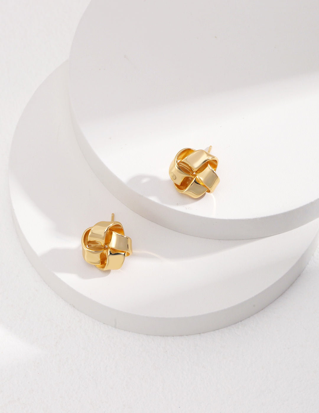 925 Sterling Silver Earrings - Vintage Gold