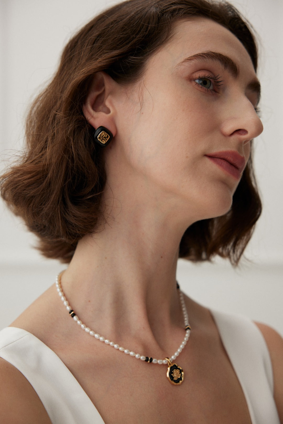 925 Sterling Silver Enamel Earrings
