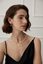 925 Sterling Silver Natural Pearl Earrings - Silver