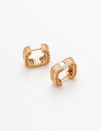 925 Sterling Silver Vintage Cubic Zirconia Earrings - Silver