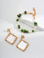 925 Sterling Silver Resin, Natural Pearl and Mother of Pearl Bracelet, product view 6