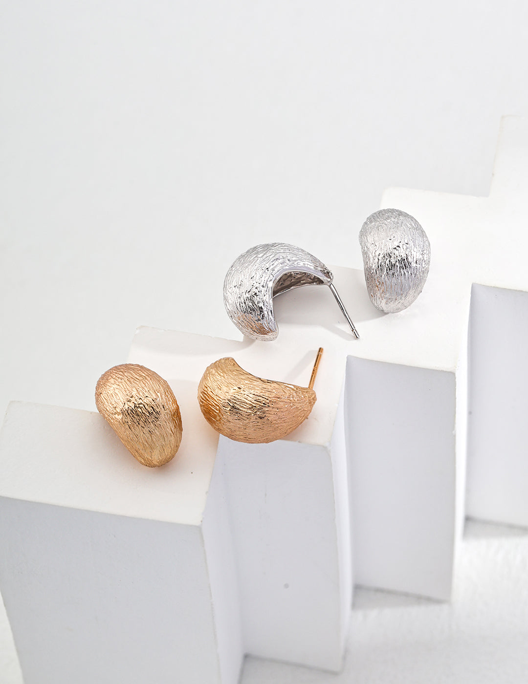 925 Sterling Silver Earrings - Silver