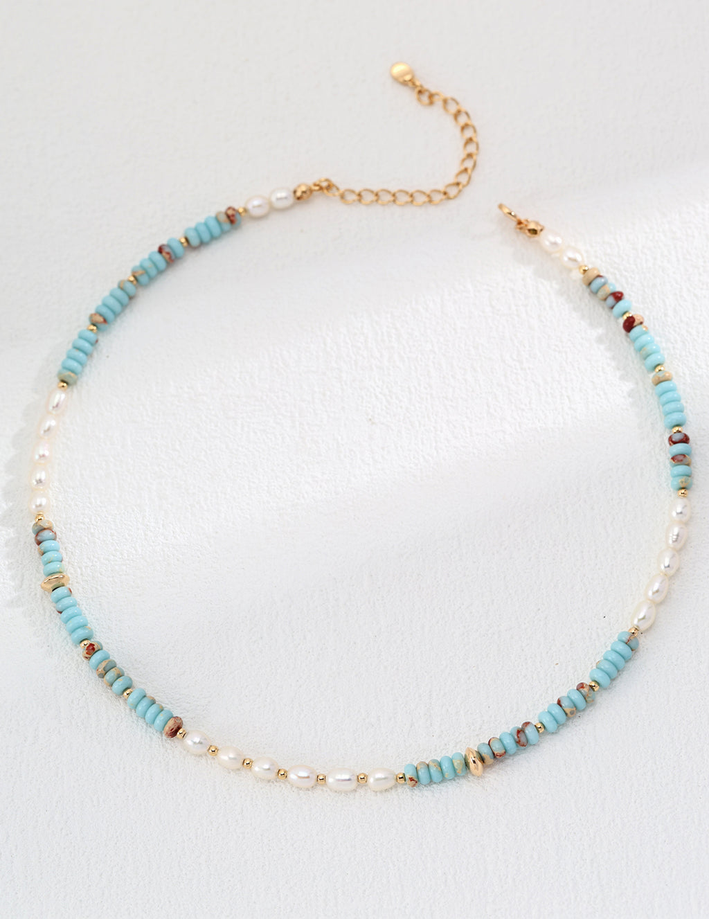 925 Sterling Silver Natural Pearl and Shoushan Stone Necklace - Silver