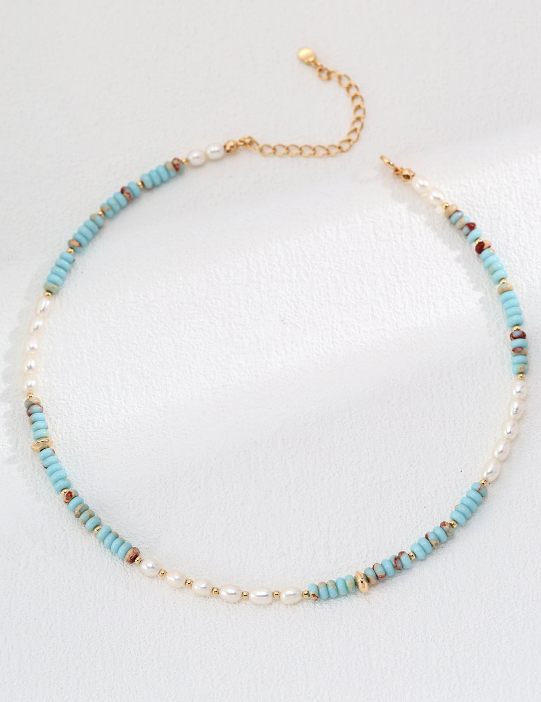 925 Sterling Silver Natural Pearl and Shoushan Stone Necklace - Silver