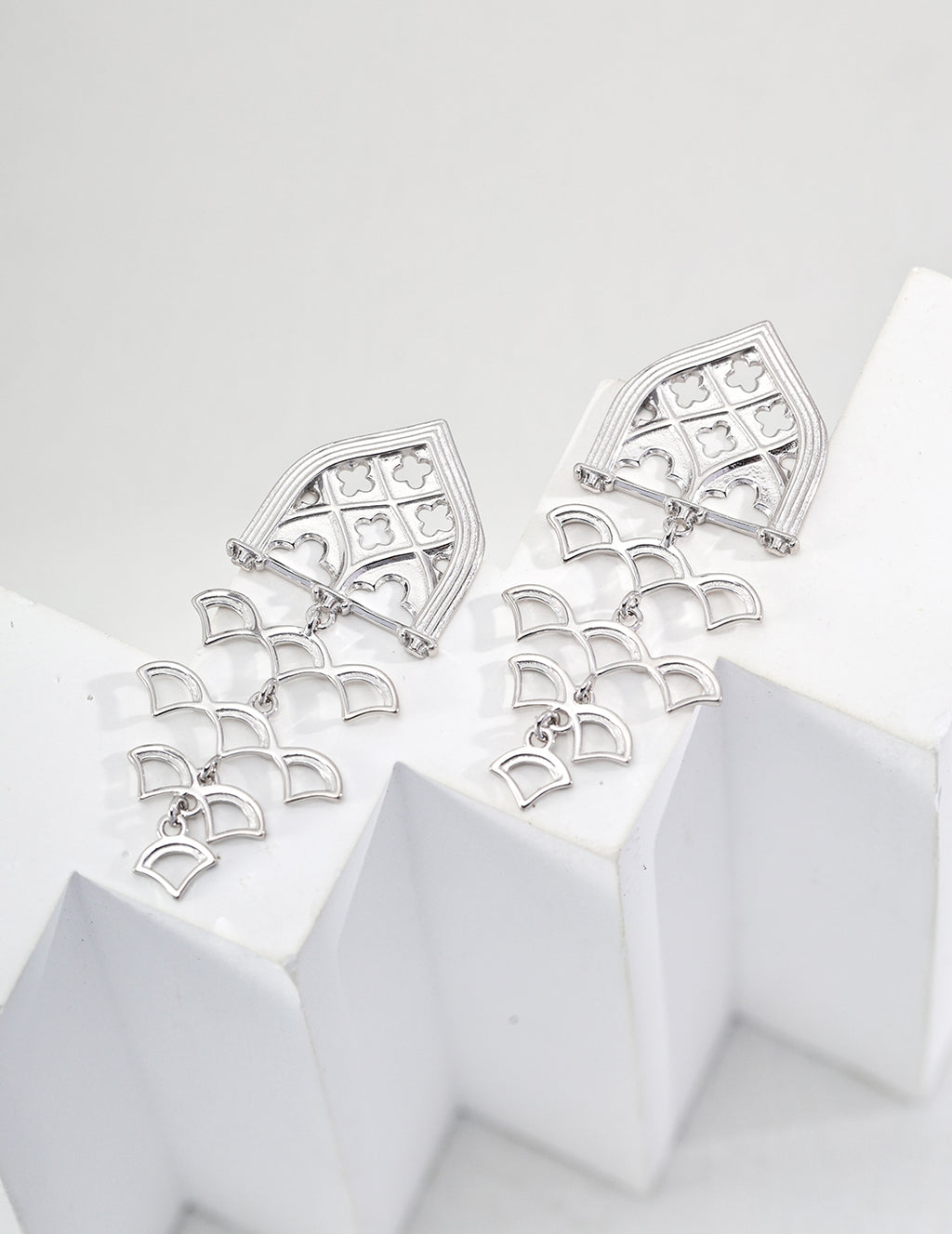 925 Sterling Silver Earrings - Silver