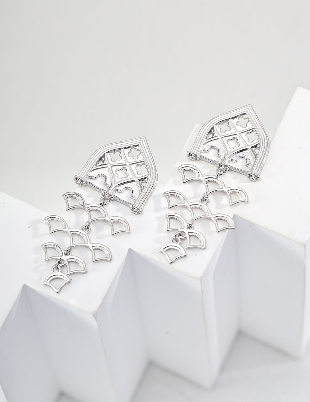 925 Sterling Silver Earrings - Silver
